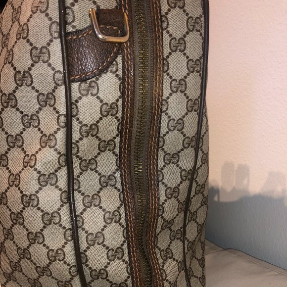 Gucci | Bags | Gucci Vintage Duffel Bag Suitcase | Poshmark